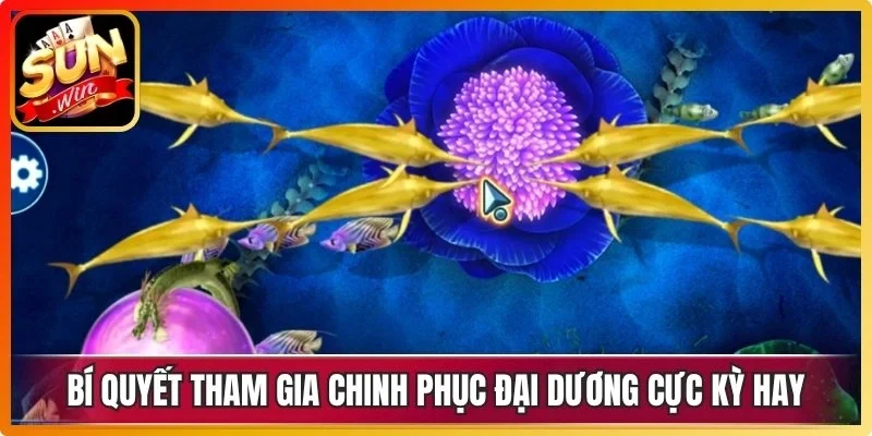Bí quyết tham gia chinh phục đại dương cực kỳ hay