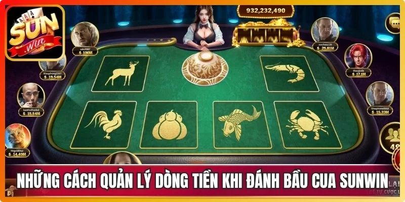 Những cách quản lý dòng tiền khi đánh bầu cua Sunwin