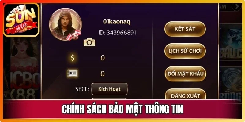 Chính sách bảo mật thông tin