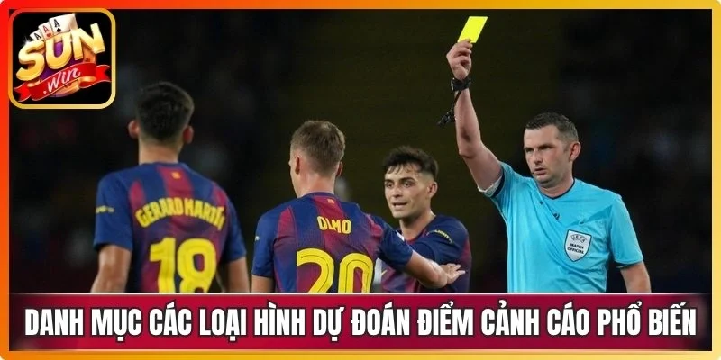 Danh mục các loại hình dự đoán điểm cảnh cáo phổ biến