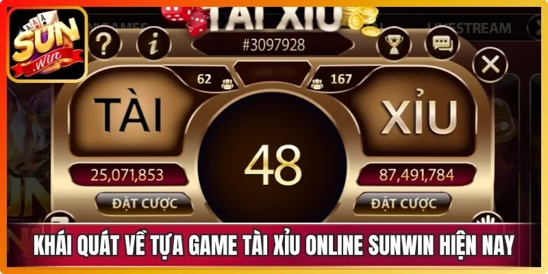 Khái quát về tựa game tài xỉu online Sunwin hiện nay