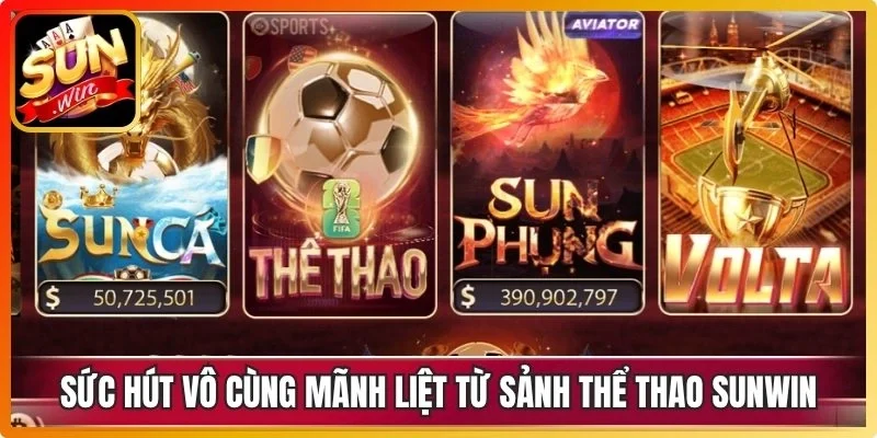 Tìm hiểu sức hút vô cùng mãnh liệt đến từ sảnh thể thao Sunwin