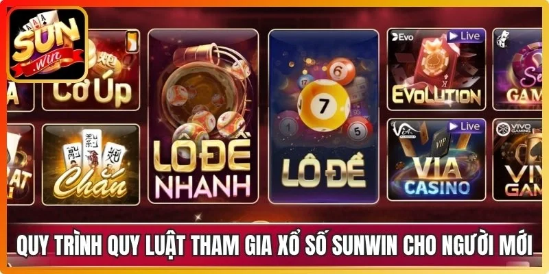 Quy trình quy luật tham gia xổ số Sunwin cho người mới